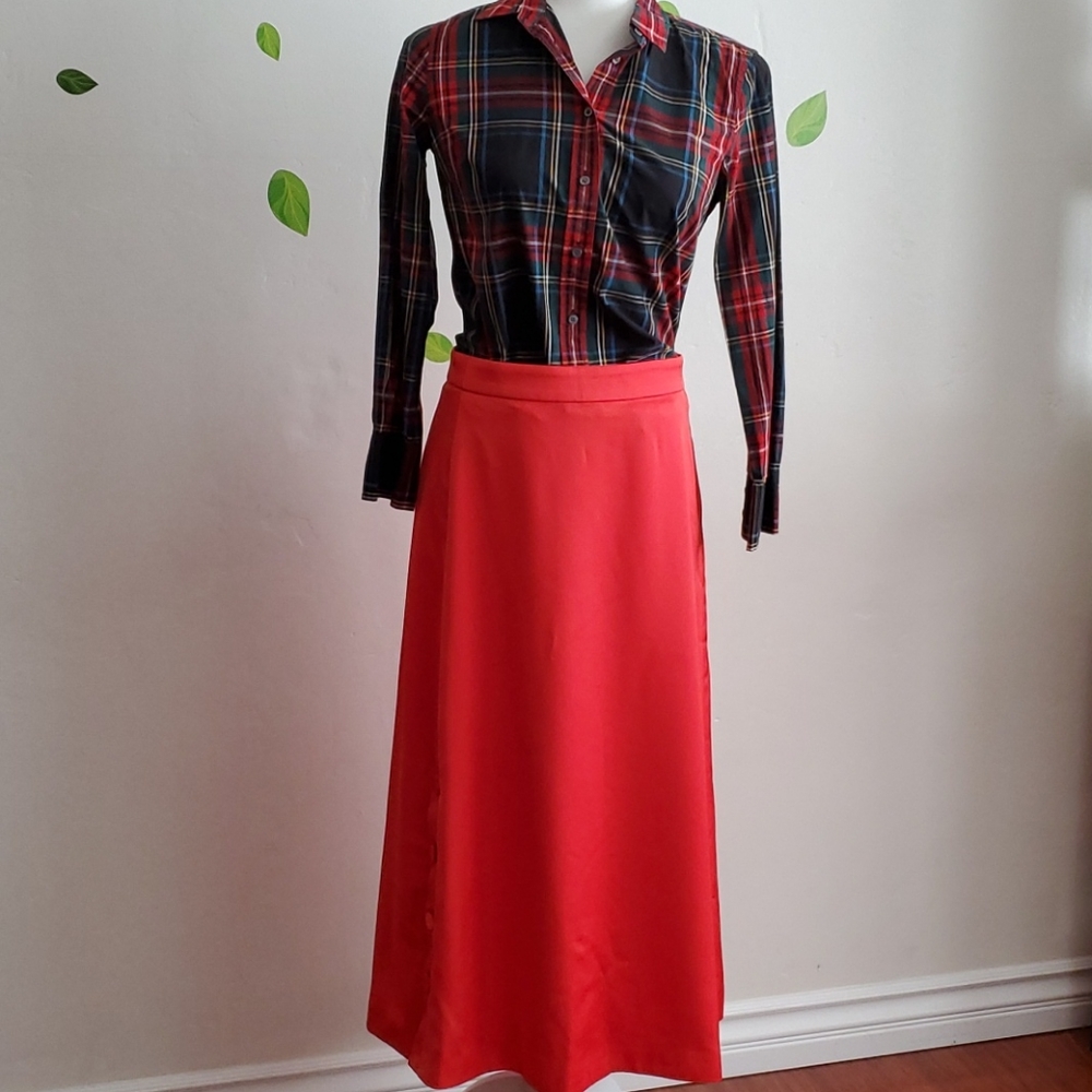 J. Crew Drapey Midi Skirt Size 4